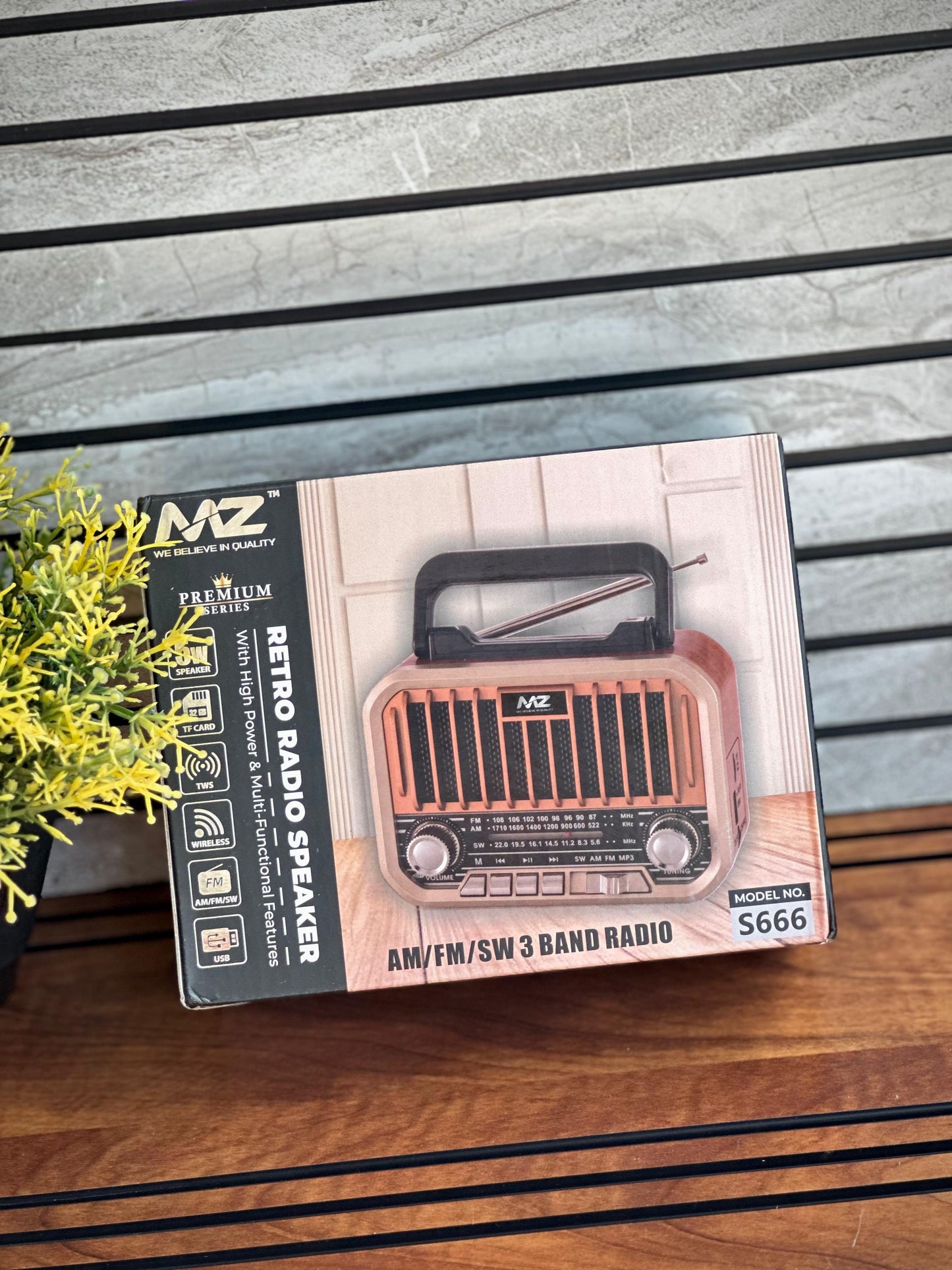 MZ Series Retro Radio Speaker (S666)